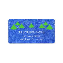 Christmas Cheer in Royal and Lime Green