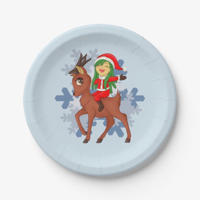 Christmas Cheer Paper Plates (Front)