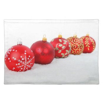 Christmas Cheer Placemat by Valentines_Christmas at Zazzle