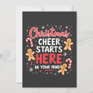 Christmas Cheer Starts Here Mental Health Awreness Announcement