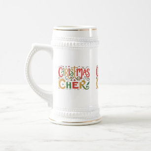 Christmas Cheer Stein - 22 oz of Festive Delight