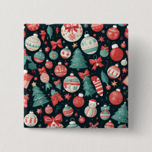 Christmas Cheer, Xmas Holiday, Christmas Gift for Button