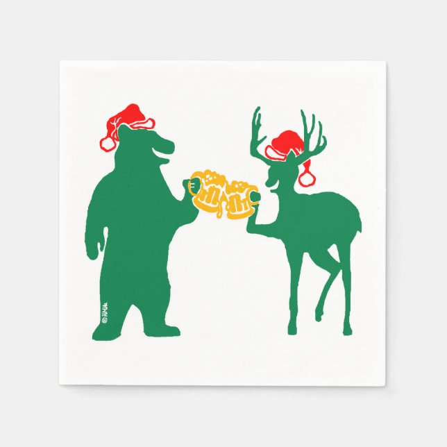 Christmas cheers! napkins (Front)