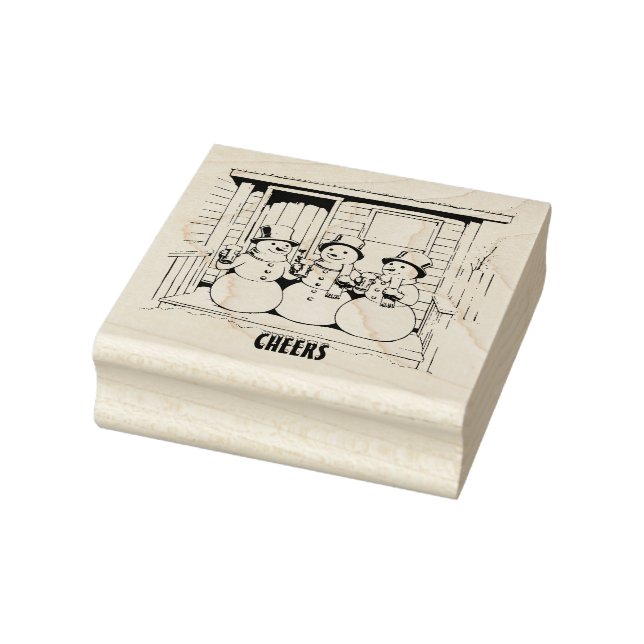 Christmas Cheers Rubber Stamp (Stamp)