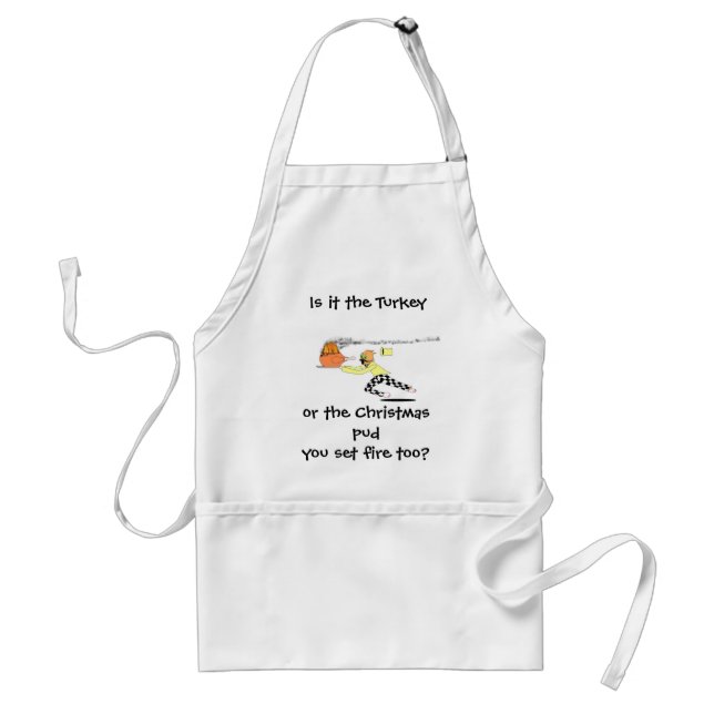 Christmas Chef Adult Apron (Front)