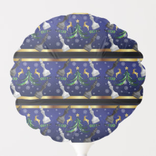 Christmas Chess Pieces - Snowflakes Xmas Tree Balloon