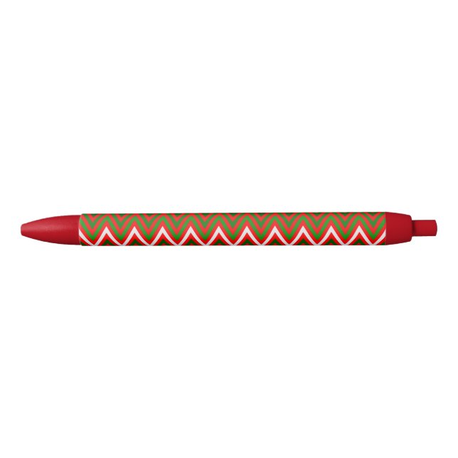 Christmas Chevron Pattern Pen (Front)