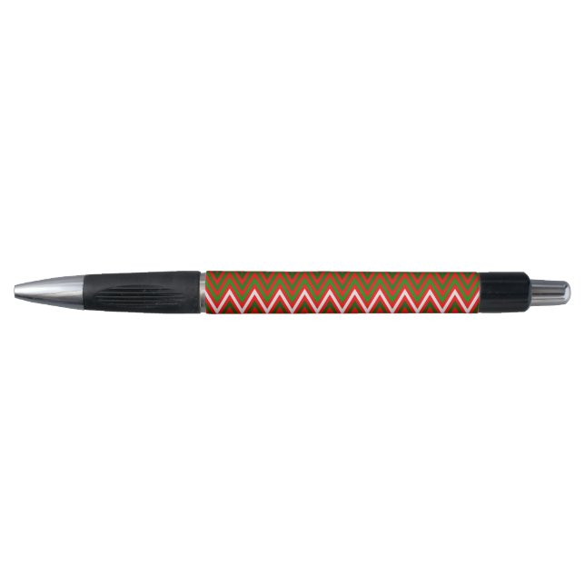 Christmas Chevron Pattern Pen (Front)