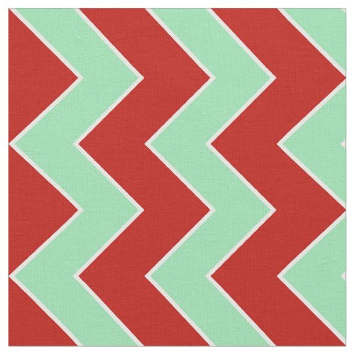 Christmas Chevron Stripe Zigzag Geometric Fabric