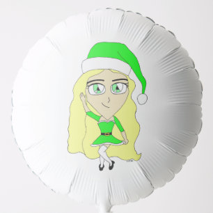 Christmas chibi balloon