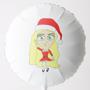 Christmas chibi balloon