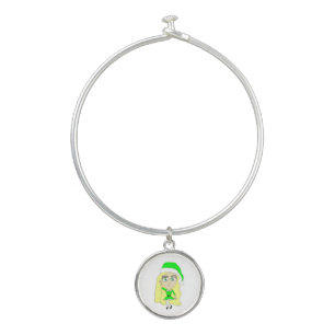 Christmas chibi    bangle bracelet