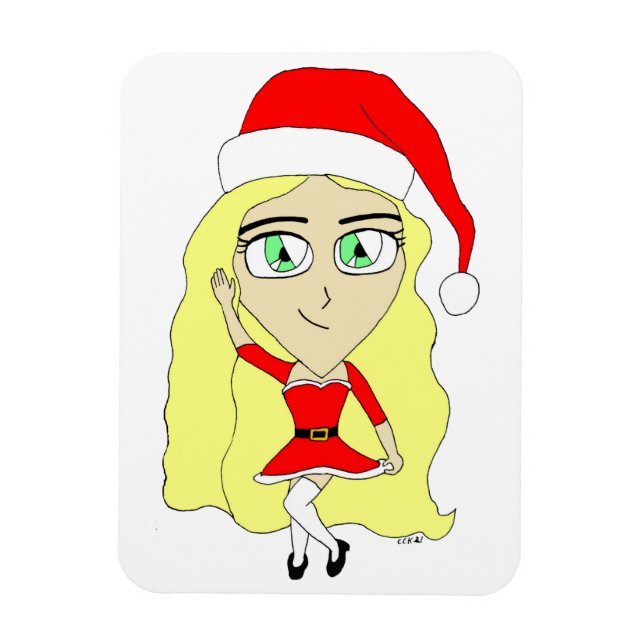 Christmas chibi magnet (Vertical)