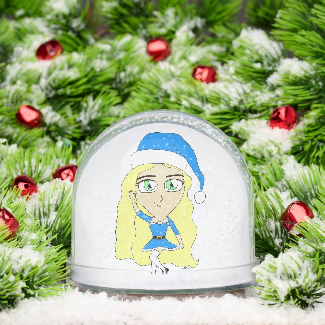 Christmas chibi       snow globe (Christmas)