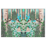 Christmas Chickadee Chatter Fabric