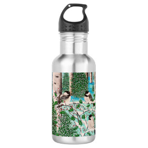 Christmas Chickadee Chatter Water Bottle