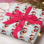 Christmas Chicken  Wrapping Paper<br><div class="desc">This design may be personalized in the area provided by changing the photo and/or text. Or it can be customized by clicking Personalize this Template and then choosing the click to customize further option and delete or change the color of the background, add text, change the text color or style,...</div>