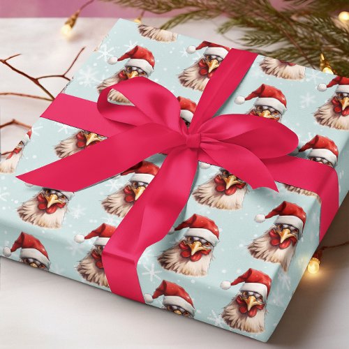Christmas Chicken  Wrapping Paper