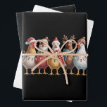 Christmas Chickens Xmas Chicken Gift Farm Lover  Wrapping Paper Sheets<br><div class="desc">Christmas Chickens Xmas Chicken Gift Farm Lover Holiday SeasonFarm Lover Gift</div>