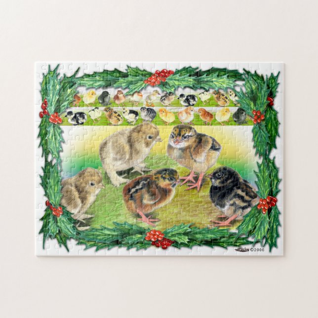 Christmas Chicks Jigsaw Puzzle (Horizontal)