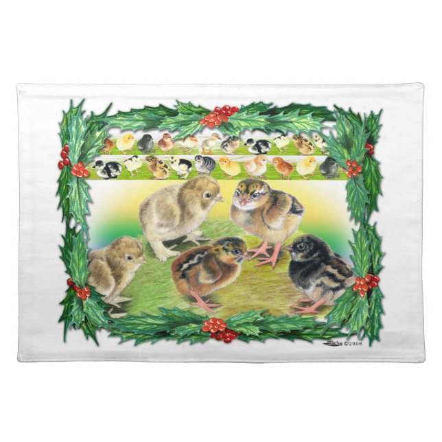 Christmas Chicks Placemat (Front)