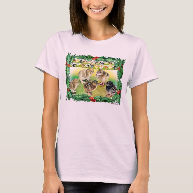 Christmas Chicks T-Shirt (Front)