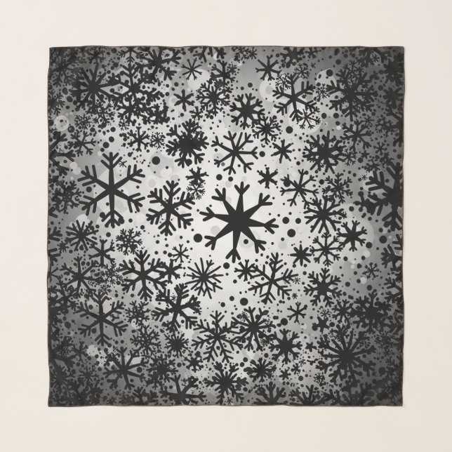 Christmas Chiffon Scarf (Front)