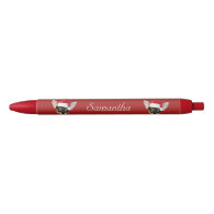 Christmas Chihuahua dog Red personalized pen