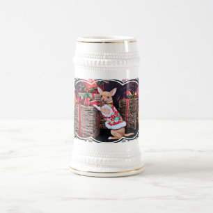 Christmas - Chihuahua - Matty Beer Stein