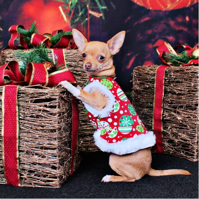 Christmas - Chihuahua - Matty Statuette (Front)