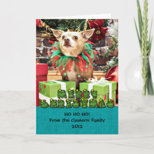 Christmas - Chihuahua - Miles Holiday Card