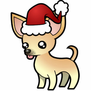 Christmas Chihuahua Ornament (smooth coat)