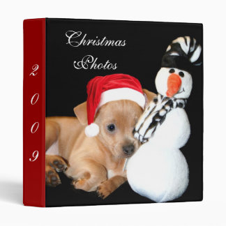 Christmas Chihuahua Photo binder