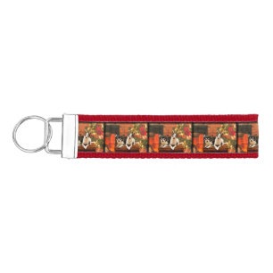 Christmas Chihuahua’s Wrist Keychain