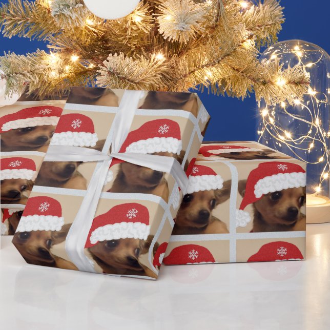 Christmas Chihuahua Wrapping Paper (Holidays)