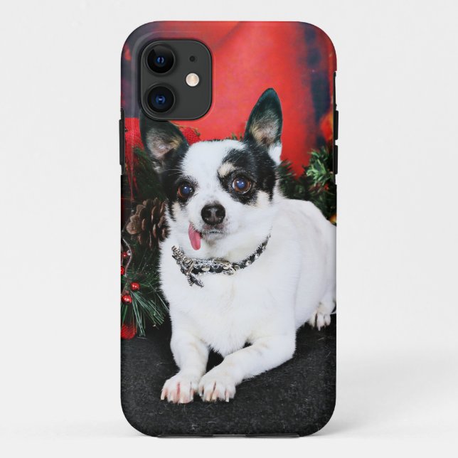 Christmas - Chihuahua X - Stella Case-Mate iPhone Case (Back)