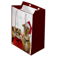 Christmas Chihuahuas gift bag