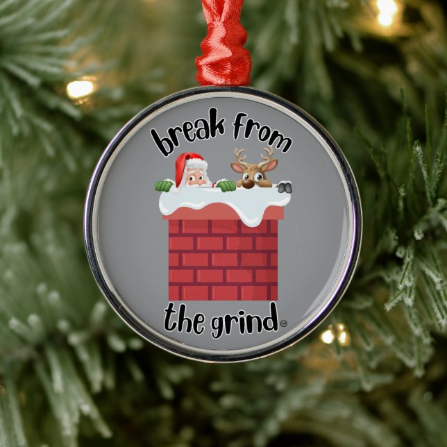 Christmas Chimney Humor BFTG Ornament (Tree)