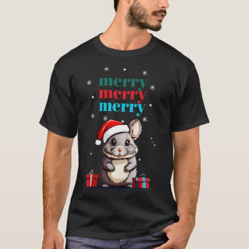 Christmas Chinchilla 1 T_Shirt