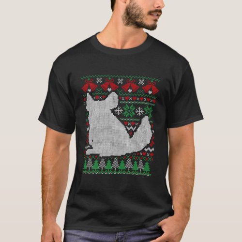 Christmas Chinchilla Gift T_Shirt