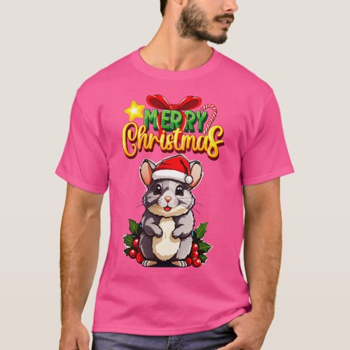 Christmas Chinchilla T_Shirt