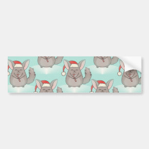 christmas chinchillas bumper sticker