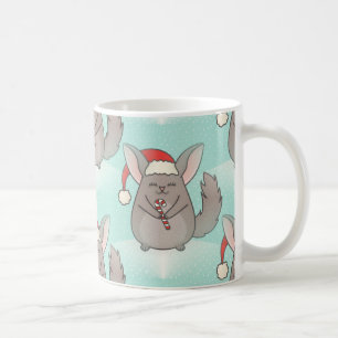 christmas chinchillas coffee mug