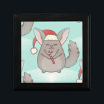 christmas chinchillas jewelry box<br><div class="desc">"christmas chinchillas" , "xmas chinchillas""cute chinchillas",  chinchillas "ugly christmas", "santa chinchillas", "santa claus chinchillas", "cute animals", chinmas christmas, xmas, santa,  santa, "santa claus", chinny, funny "funny chinchillas""kawaii chinchillas" kawaii</div>