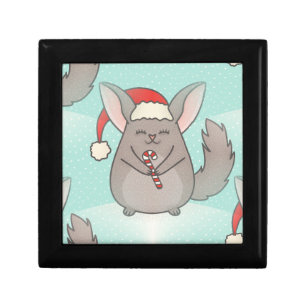 christmas chinchillas jewelry box