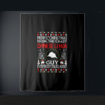 Christmas Chinese Li Hua Cat Guy Ugly Sweater Tee Tapestry<br><div class="desc">Christmas Chinese Li Hua Cat Guy Ugly Sweater Tee</div>