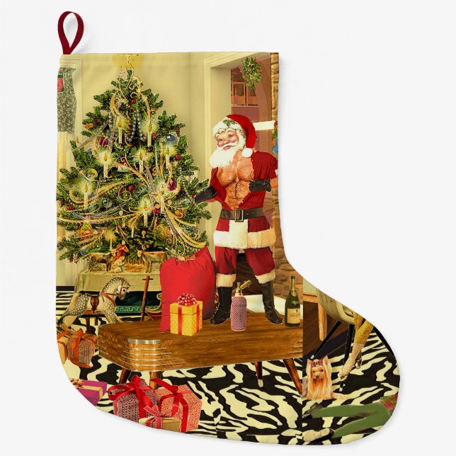 Christmas Chippendale Large Christmas Stocking (Front)
