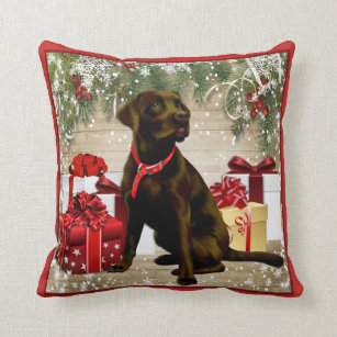 labrador retriever throw pillow