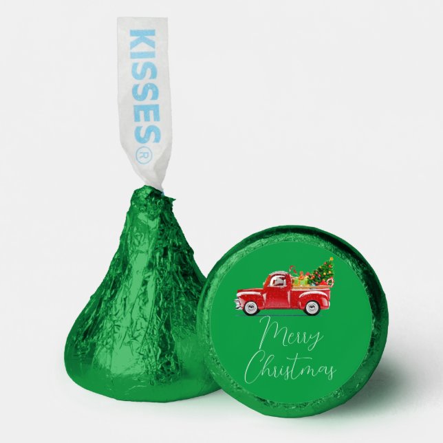 Christmas Chocolate Table Favors gifts Hershey's  (Front)