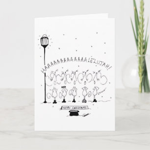 Christmas Choir Stickmice Card